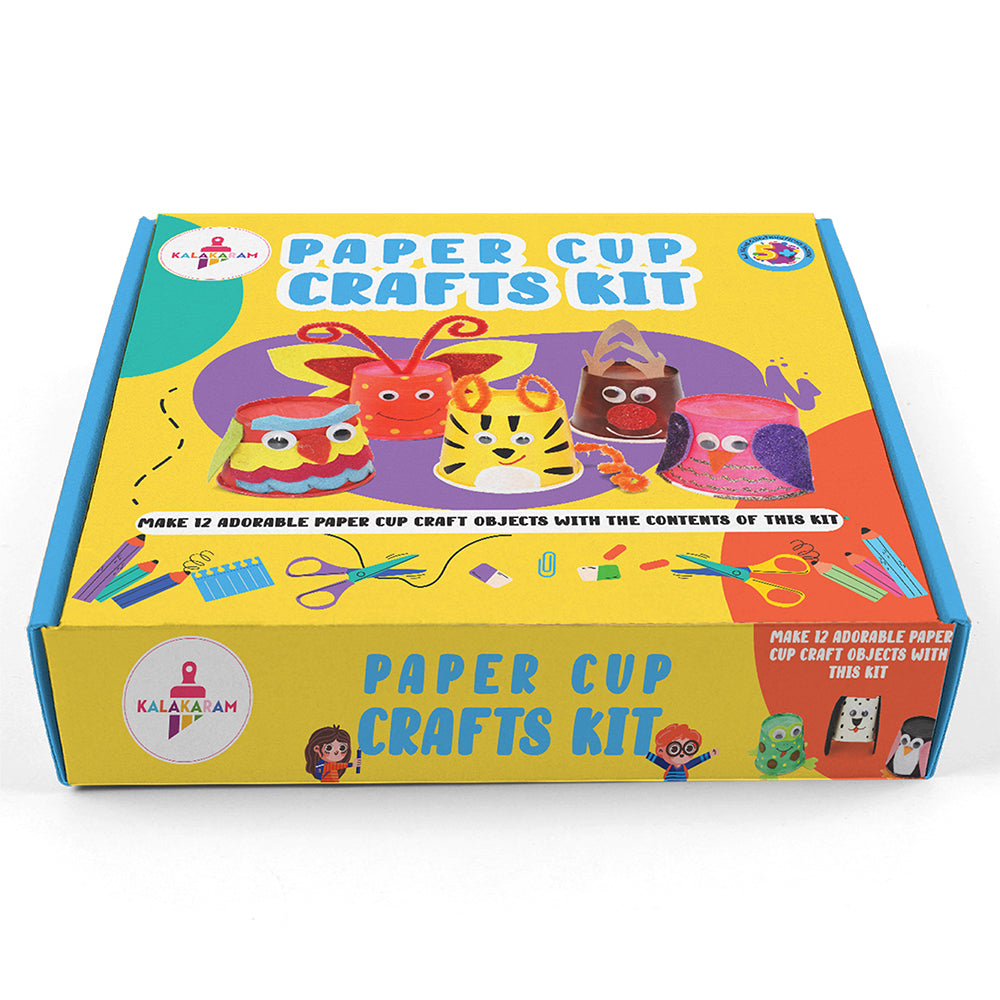 DIY Paper Cup Craft Kit for Creative Fun (5-10 Years)