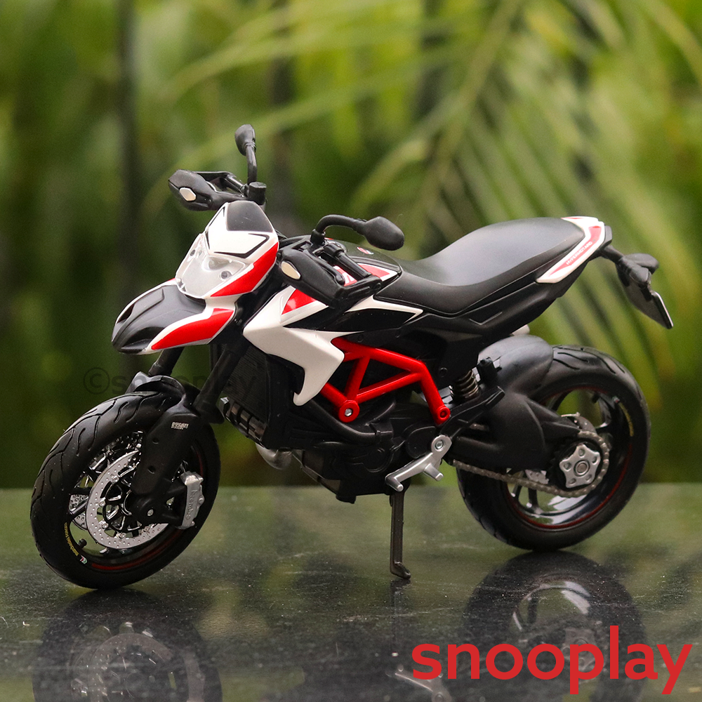 Maisto Original and Licensed Ducati Hypermotard SP Diecast Bike Scale Model (1:12 Scale)