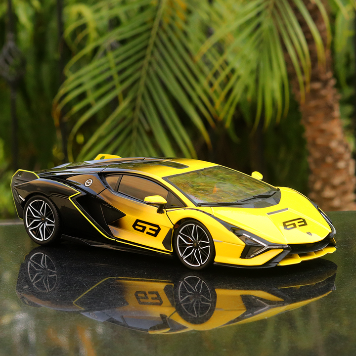 100% Original and Licensed Diecast 1:18 Lamborghini Sian FKP 37