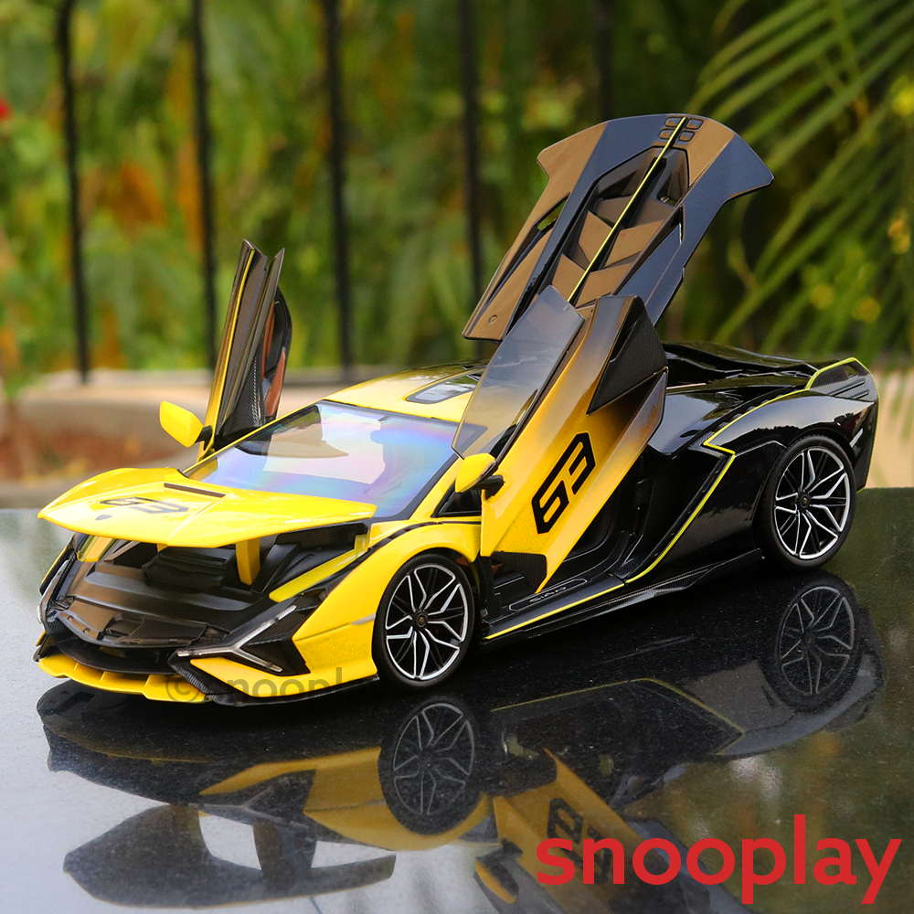 100% Original and Licensed Diecast 1:18 Lamborghini Sian FKP 37