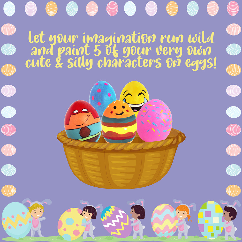 Egg Painting Kit, Fun Painting Kit for Kids, DIY Painting Kit for Kids