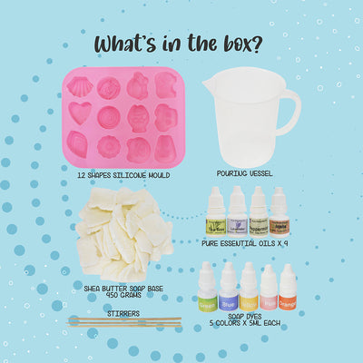 Kids Shea Butter Soap Making Kit, DIY Soap Making Activity for Kids