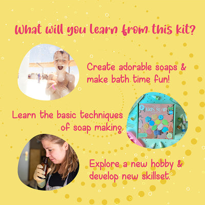 Kids Shea Butter Soap Making Kit, DIY Soap Making Activity for Kids