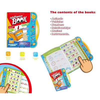 Electronic Learning Sound Musical Activity Reading Study Book Early Phonetic Device for Children