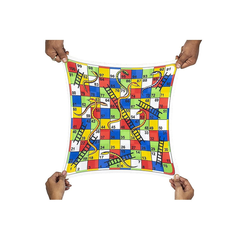 Foldable 2 in 1 Snakes & Ladders and Ludo Play Mat (4 Years till Grown Ups)