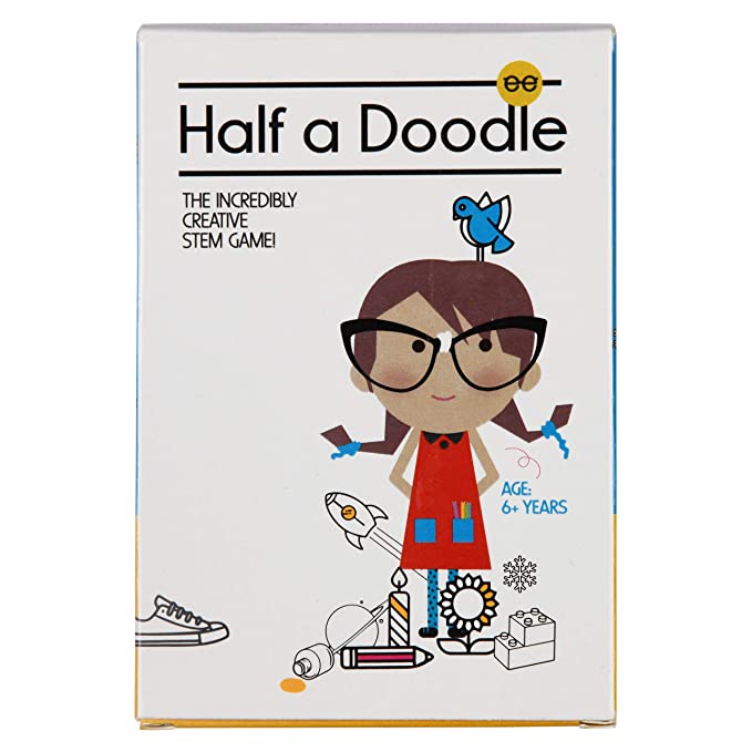 Half A Doodle Educational Card Game for Kids