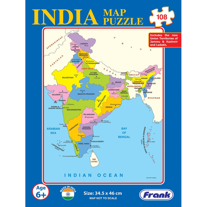 India Map Early Learning Puzzle