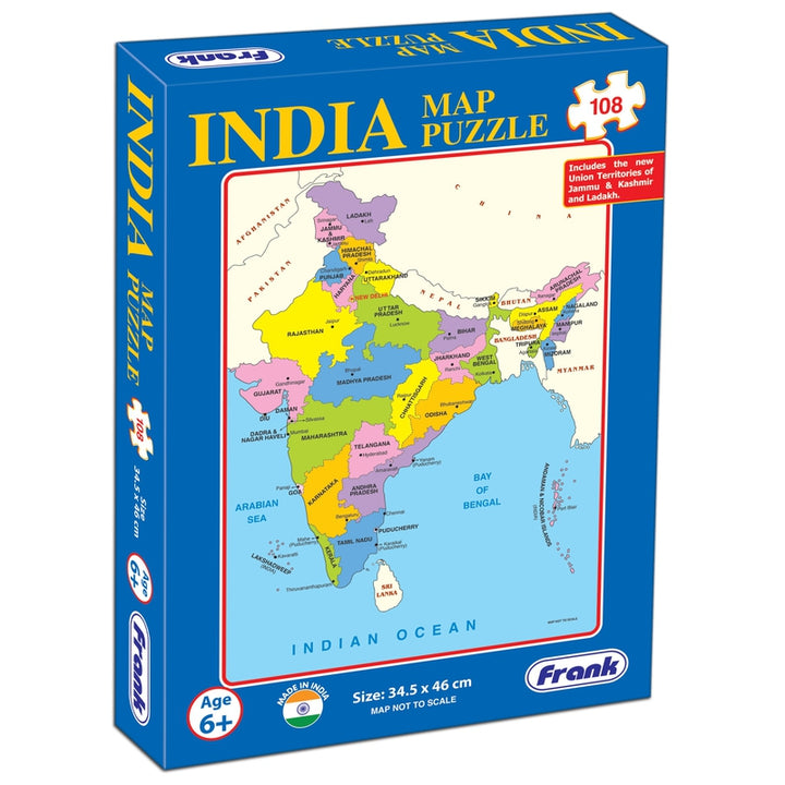 India Map Early Learning Puzzle