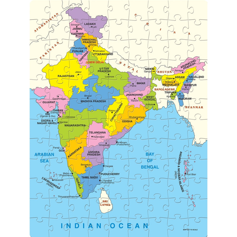 India Map Early Learning Puzzle