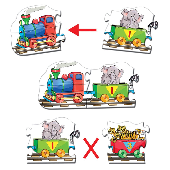 Number Train Early Learning Puzzle