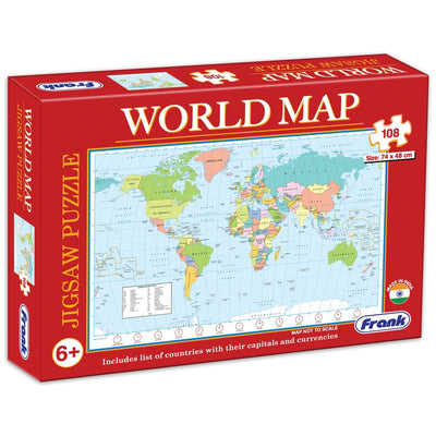 World Map Early Learning Puzzle