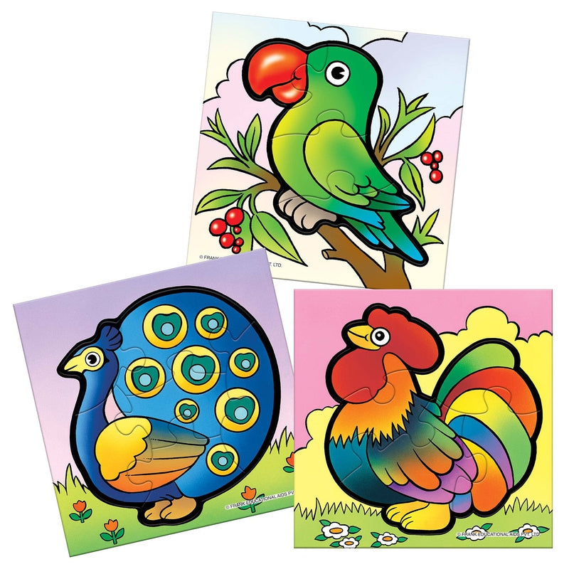 With Wings - A Set of 3 First Puzzles - 4, 5 & 6 Pieces