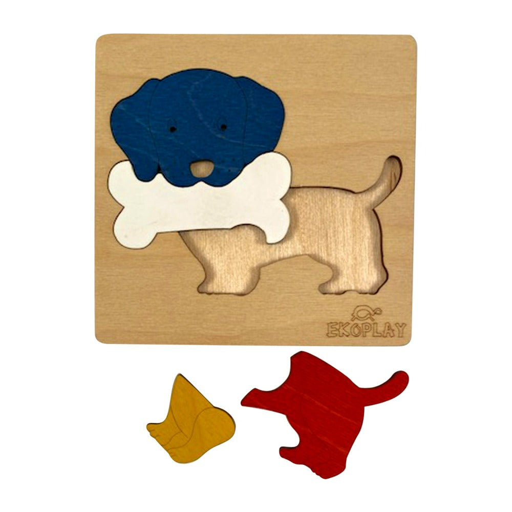 Dog with a Bone - Wooden Puzzle