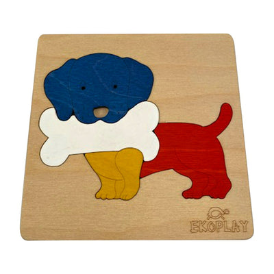 Dog with a Bone - Wooden Puzzle