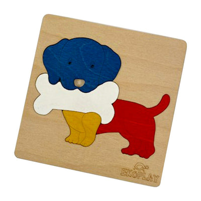 Dog with a Bone - Wooden Puzzle