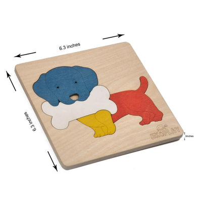 Dog with a Bone - Wooden Puzzle