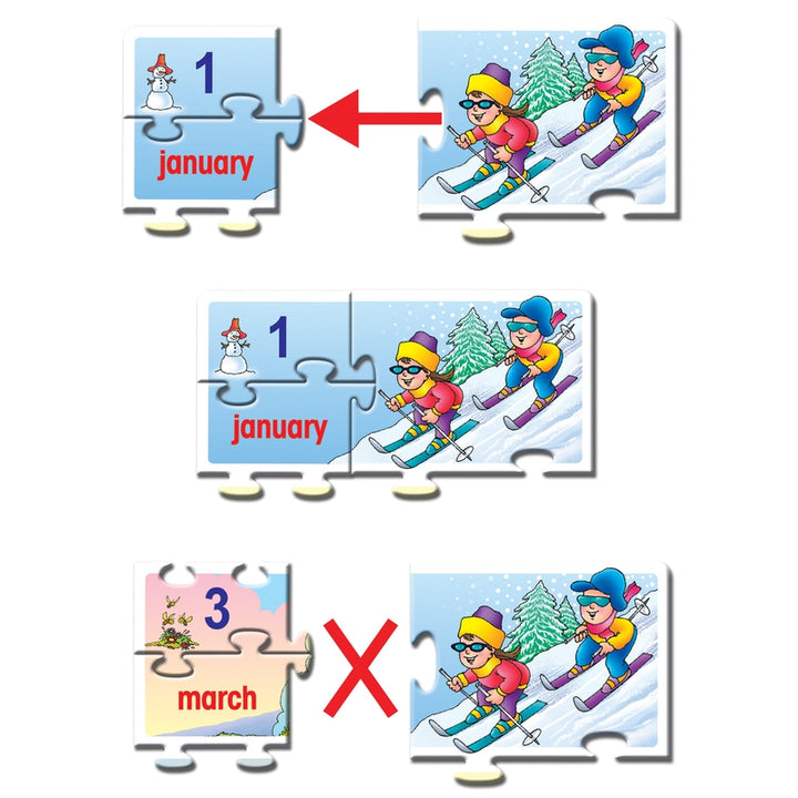 Months of the Year Early Learning Puzzle