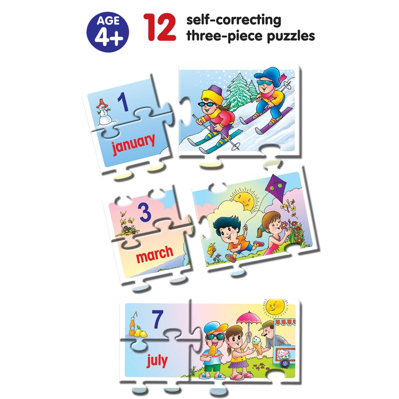 Months of the Year Early Learning Puzzle