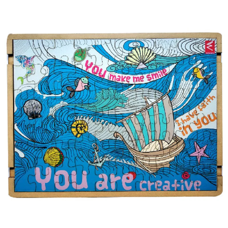 Wooden Motivational Therapy Jigsaw Puzzle