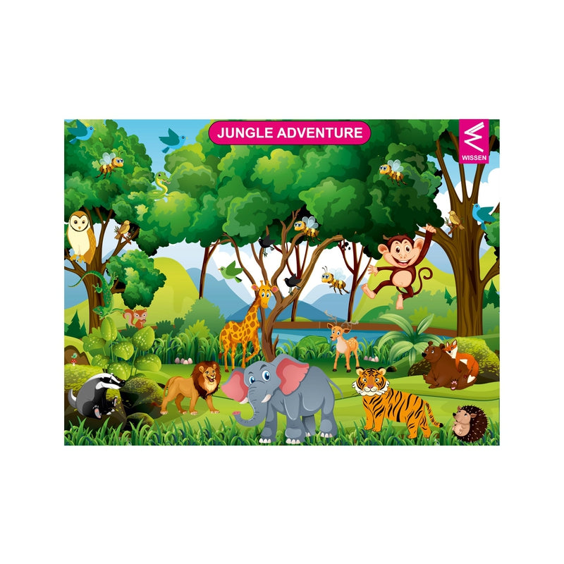 Wooden Jigsaw puzzle - Jungle Theme (30 Pieces)