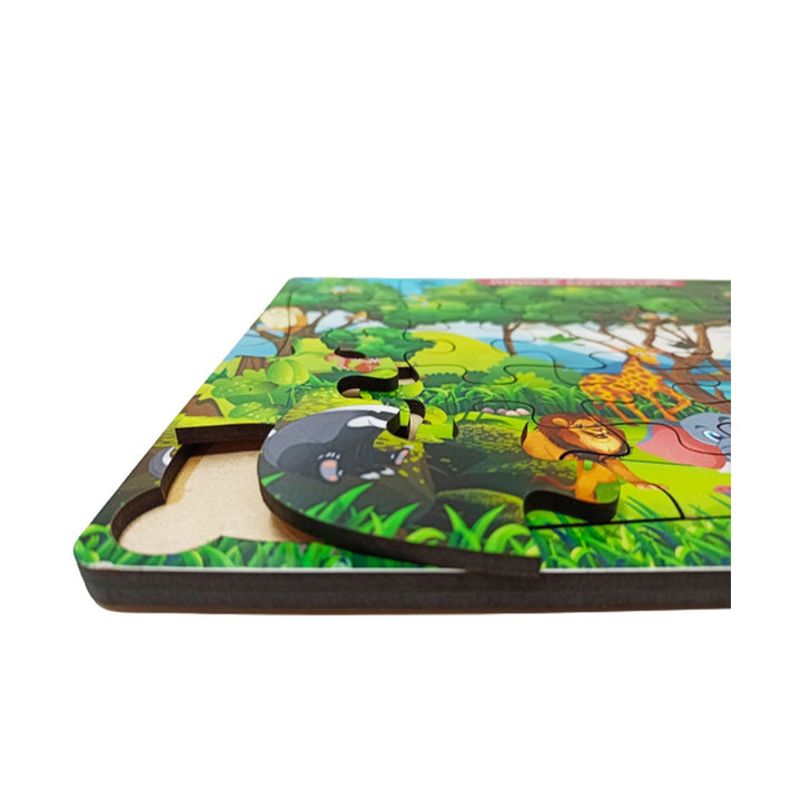 Wooden Jigsaw puzzle - Jungle Theme (30 Pieces)