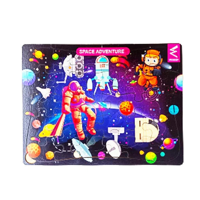 Wooden Jigsaw puzzle Space Theme