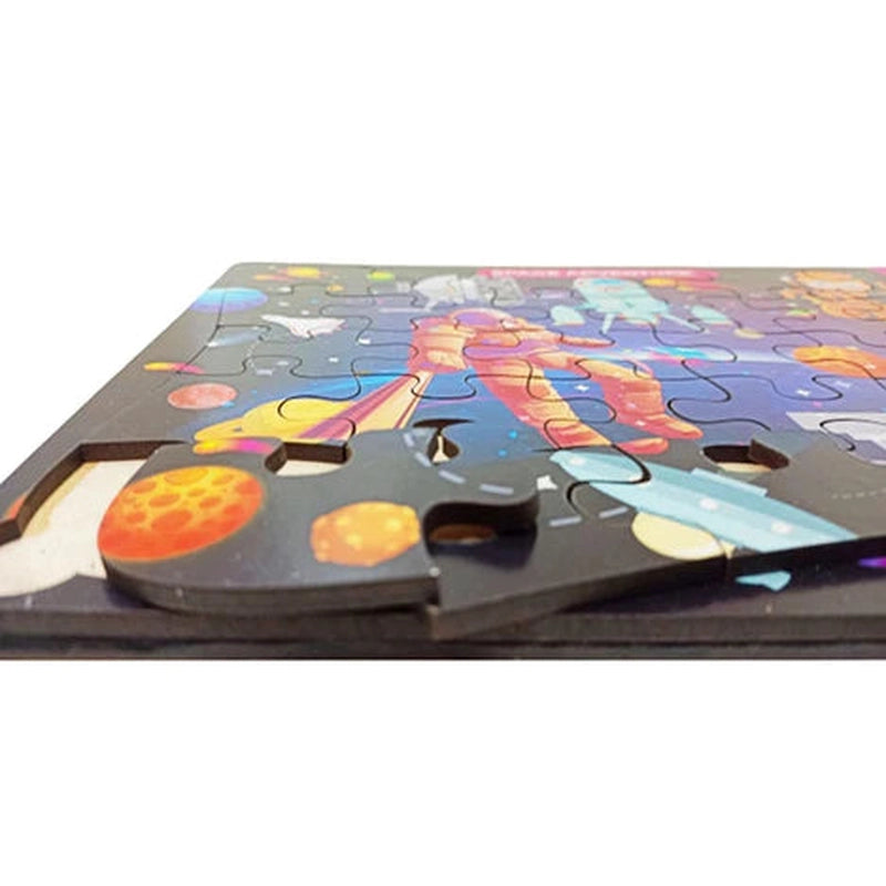 Wooden Jigsaw puzzle Space Theme