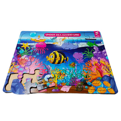 Wooden Jigsaw Puzzle Under Sea Theme