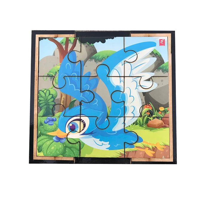 Wooden Jigsaw Puzzle Set of 6