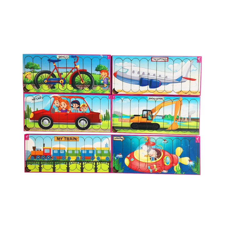 Strip Puzzle Set of 6 Designs