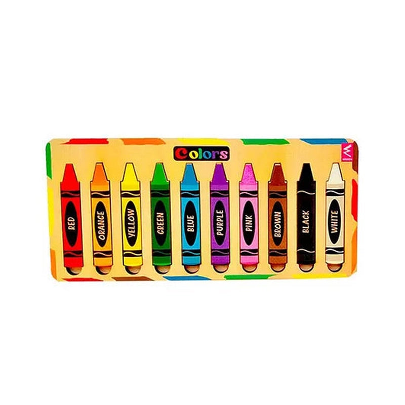 Colours and Crayons Matching Puzzle (10 Pieces)