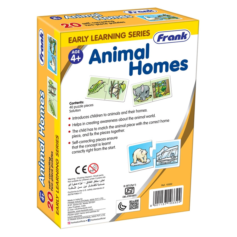 Animal Homes Early Learning Puzzle