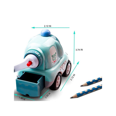 Mini Car On Wheels Manual Pencil Sharpener