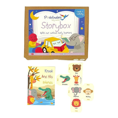 Animals Story Box - Based on Friendship ( 1 Story Book + 1 Follow-up Activity )