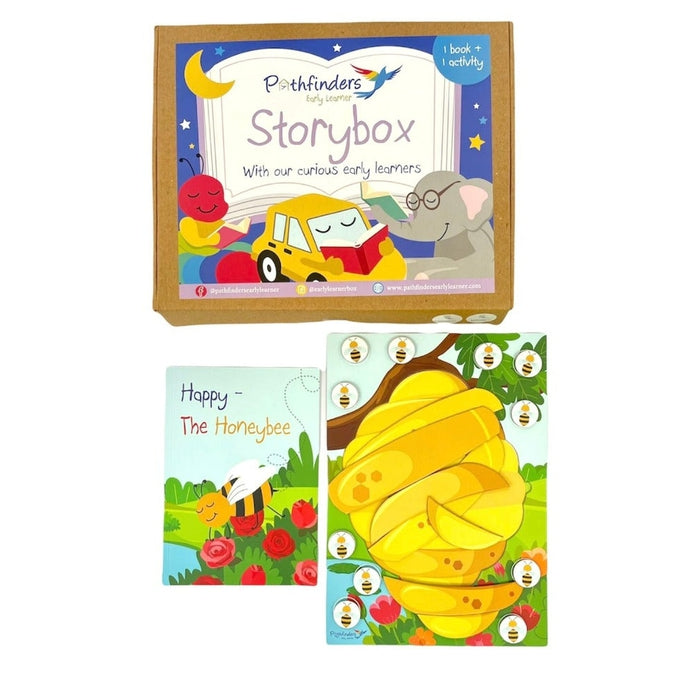 Insects Story Box ( 1 Story Book on Honeybees + 1 Follow-up Activity )