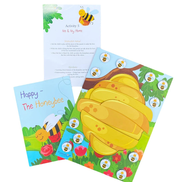 Insects Story Box ( 1 Story Book on Honeybees + 1 Follow-up Activity )