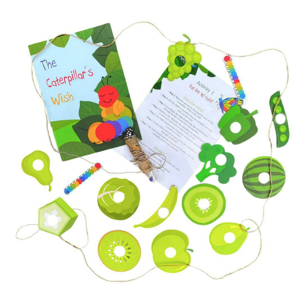 Insect Story Box ( 1 Story Book on Lifecycle of a Butterfly  + 1 Follow-up Activity )