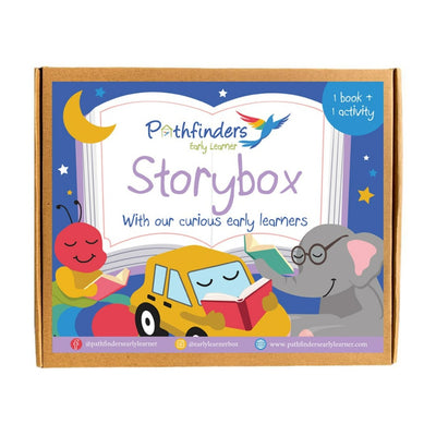 Transport Story Box ( 1 Story Book on Construction Vehicles + 1 Follow-up Activity )