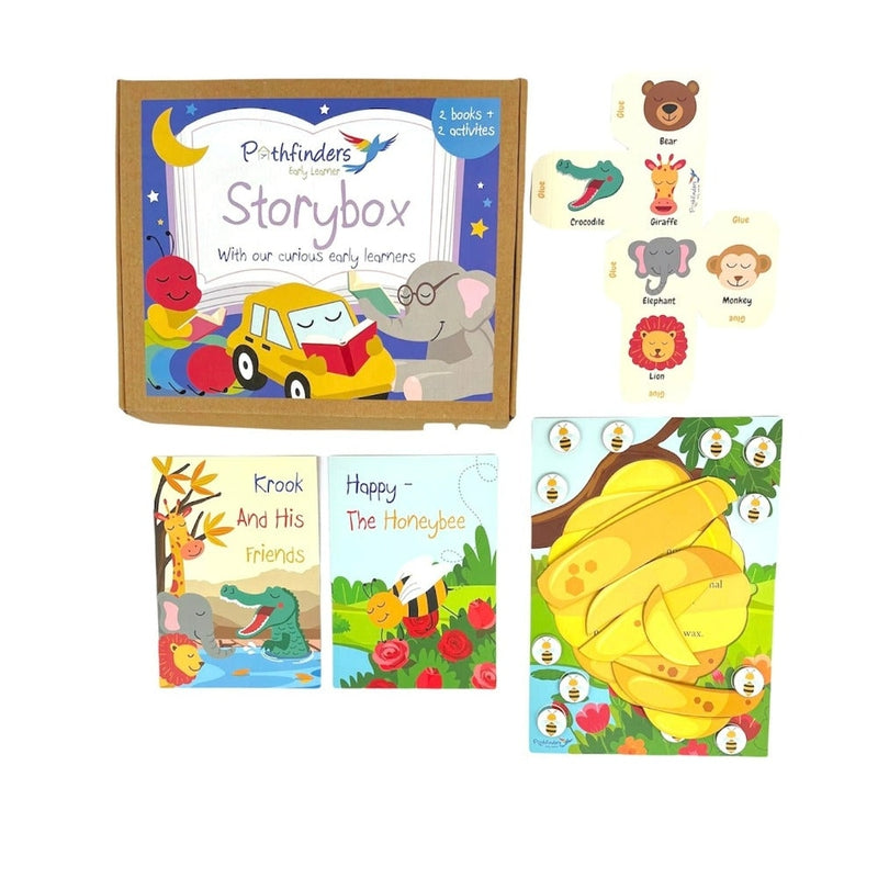 Animals & Insects Story Box Volume - 1 ( 2 Story Books + 2 Follow-up Activities )