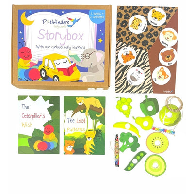 Animals &  Insects Story Box Volume - 2 ( 2 Story Books + 2 Follow-up Activities )