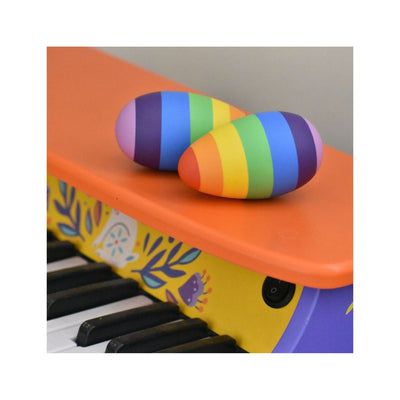 Rainbow Wooden Egg Shaker - Set of 2