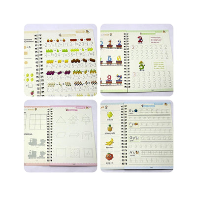 Sank Magic Reusable Tracing Book Pack of 4 - English