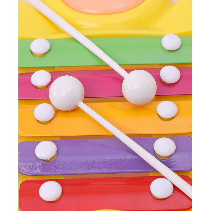 Pull Along Butterfly Xylophone with Shape Sorter Yellow