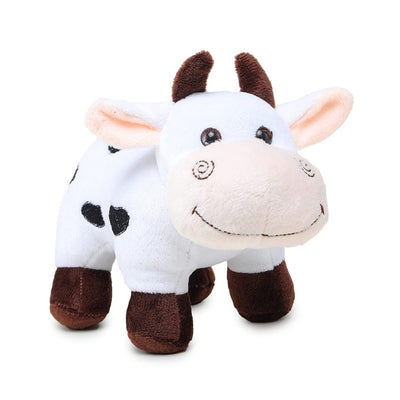 Plush Cow Soft Toy White