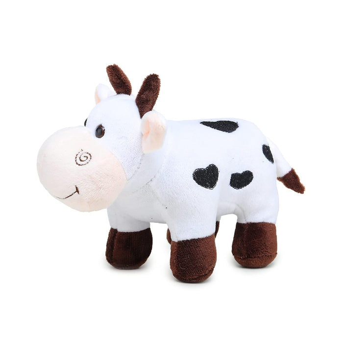 Plush Cow Soft Toy White