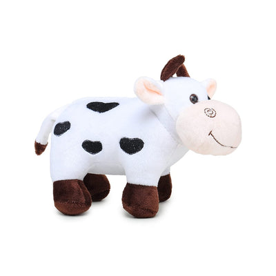 Plush Cow Soft Toy White