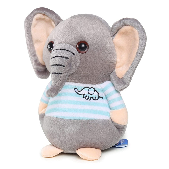 Elephant Plush Toy Grey Green