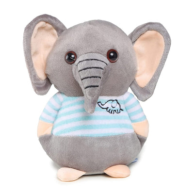 Elephant Plush Toy Grey Green