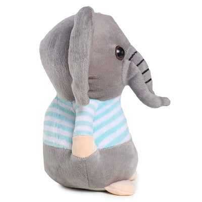 Elephant Plush Toy Grey Green