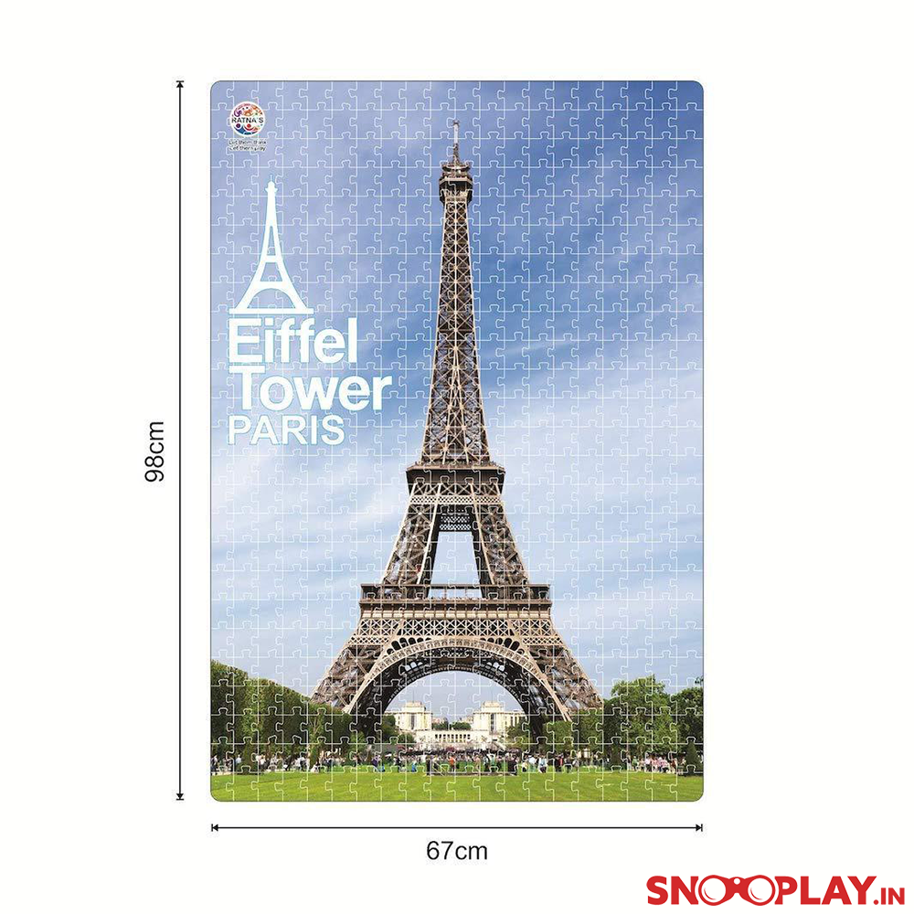 Jumbo Floor Jigsaw Puzzle - London Bridge, Eiffel Tower, Statue of Liberty